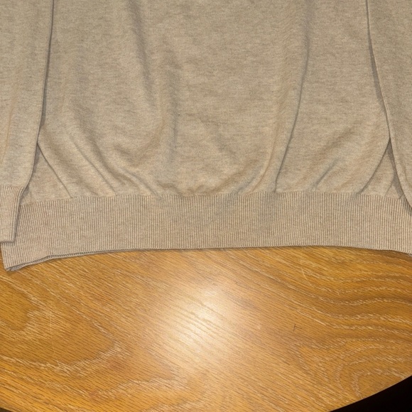 Tommy Hilfinger Cotton Sweater XXL Pullover V Neck NWT Toast Color Last Photo - Picture 8 of 16